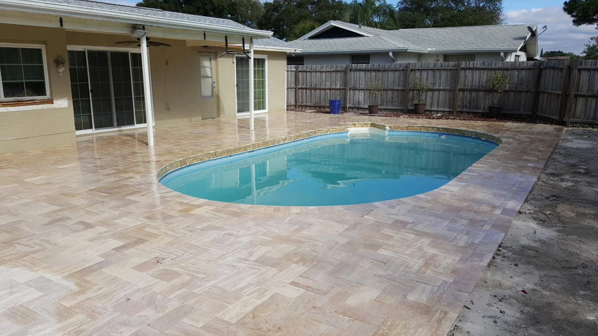 newly renovated pool